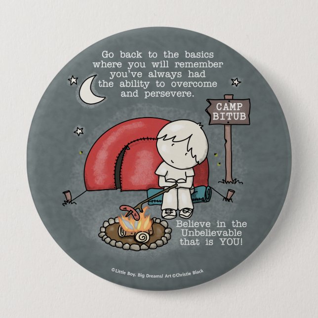 Back to the Basics Button (Front)