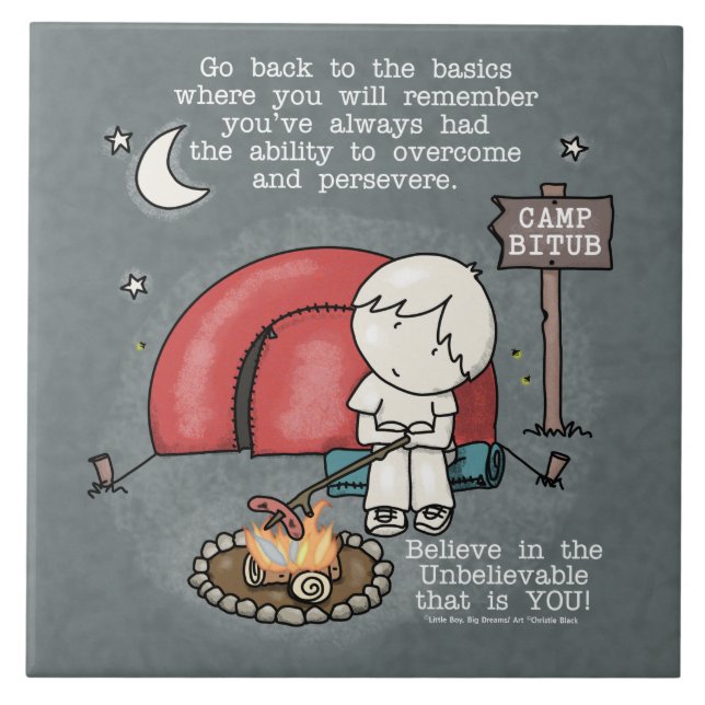 Back to the Basics Ceramic Tile (Front)