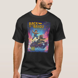 Back To The Bayou - Retro -  T-Shirt