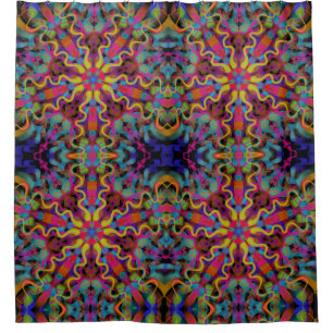 BACK TO THE CENTER SHOWER CURTAIN