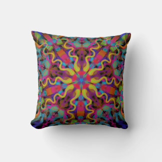 Back to the centre throw pillow
