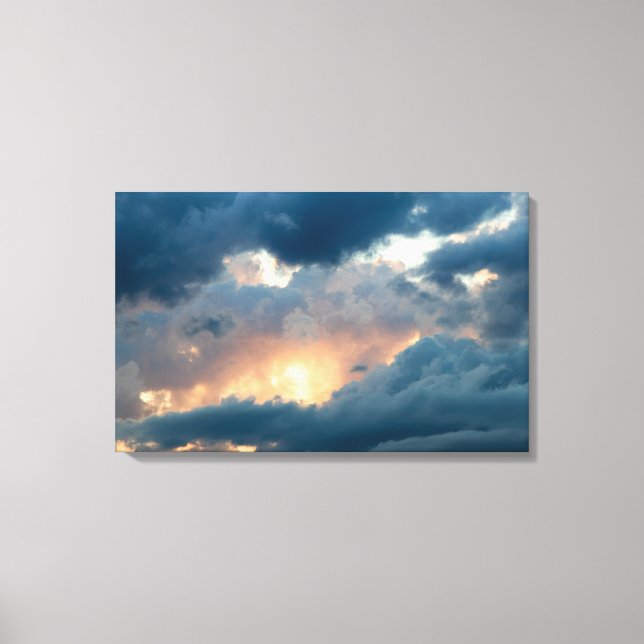 back to the early show canvas print (Front)