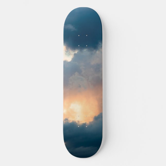 back to the early show skateboard deck (Front)