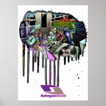 Back To The Hip Hop Poster by statroc at Zazzle