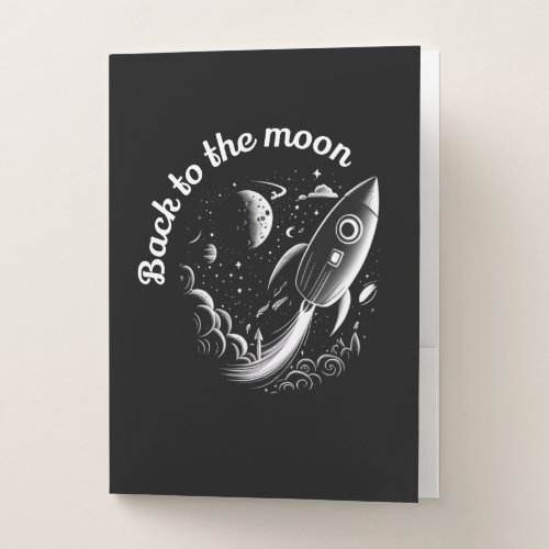 Back to the Moon Pocket Folder
