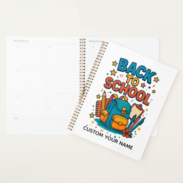 BACK TO YOUR SCHOOL PLANNER (Display)