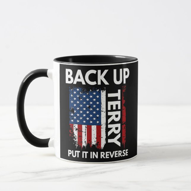 Back Up Terry Put It In Reverse Firework Funny Mug (Left)
