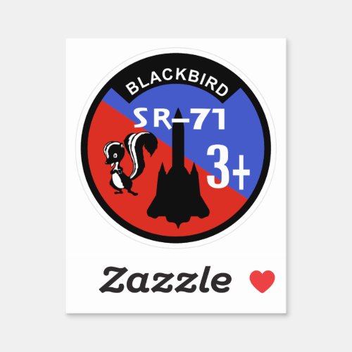 Backbird 3 round Emblem Sticker