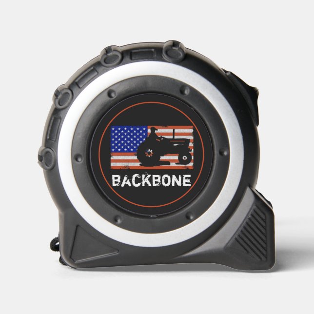 BACKBONE Farming Flag Tape Measure (Front)