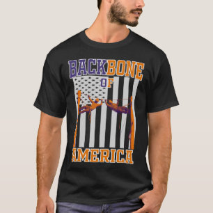 Backbone of America Lineman Lineworker T-Shirt