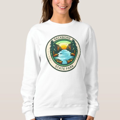 Backbone State Park Iowa Badge Sweatshirt