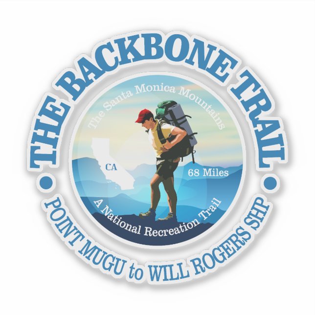 Backbone Trail (C) Sticker (Front)