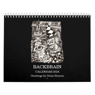 Backbrain Calendar 2024 (Double-Page)
