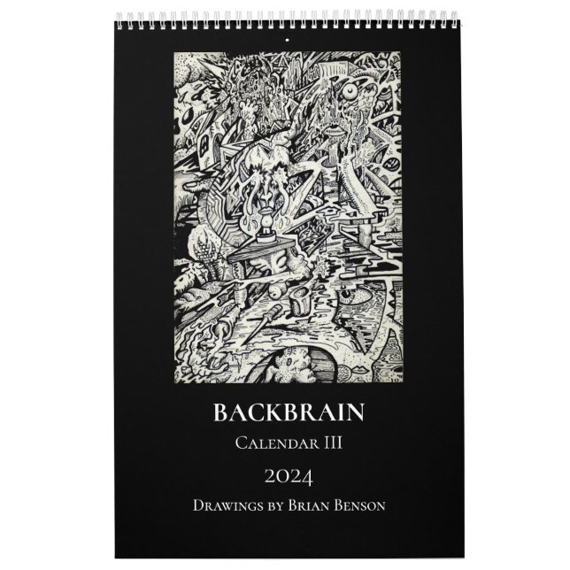 Backbrain Calendar III 2024 (Cover)
