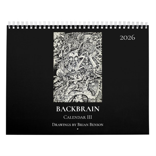 Backbrain Calendar III 2026 (Double Page) (Cover)