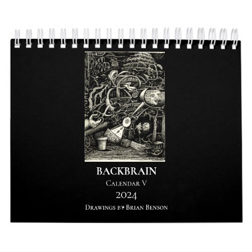 Backbrain Calendar V 2024 Double Page small
