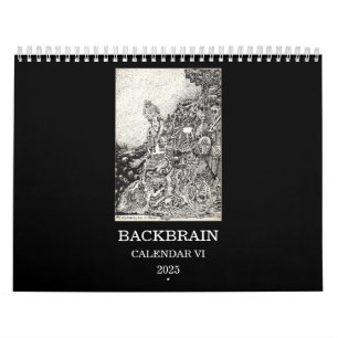 Backbrain Calendar VI, 2025, Two-Page