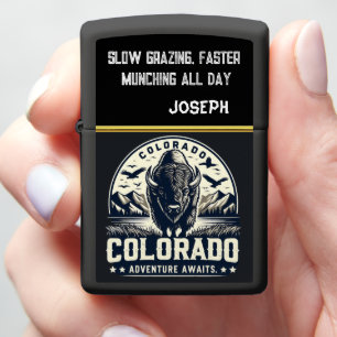 Backcountry Bison Windproof Flame Zippo Lighter