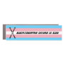 Backcountry is Gay (trans pride) Car Magnet