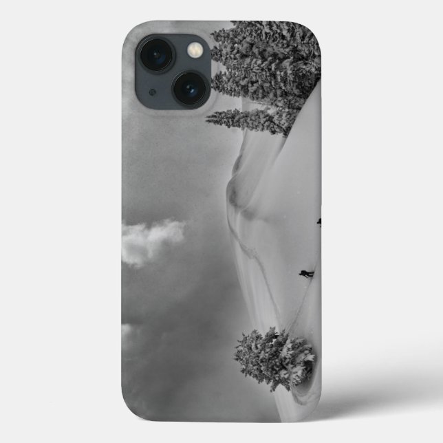 Backcountry Ski Climbers in fresh powder Case-Mate iPhone Case (Back)