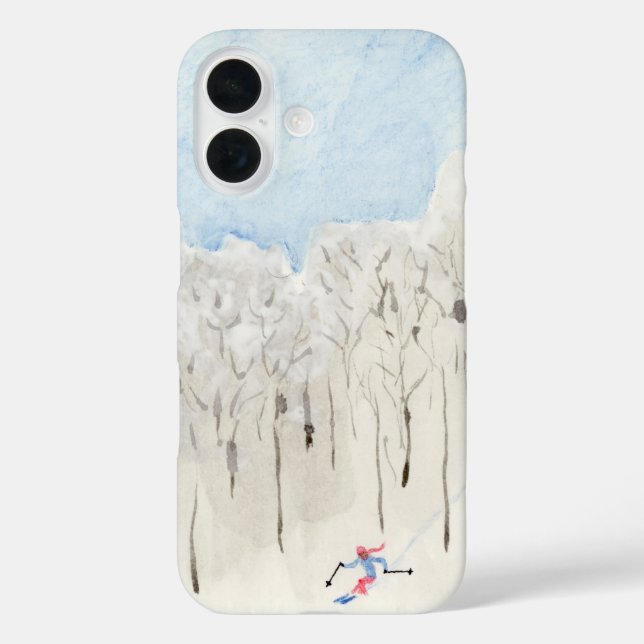 Backcountry Skier Case-Mate iPhone Case (Back)
