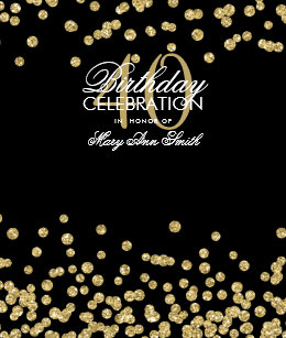 40th birthday backdrop gifts