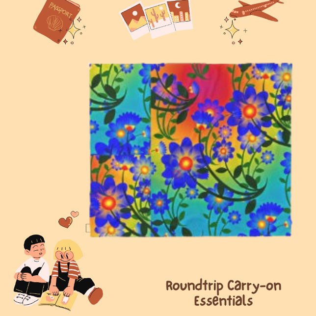  Backdrop Abstract Colorful Design Fleece Blanket (Creator Uploaded)