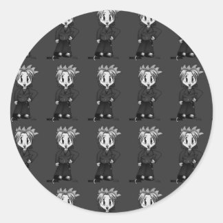 Backdrop Cafepress:Zazzle M Classic Round Sticker