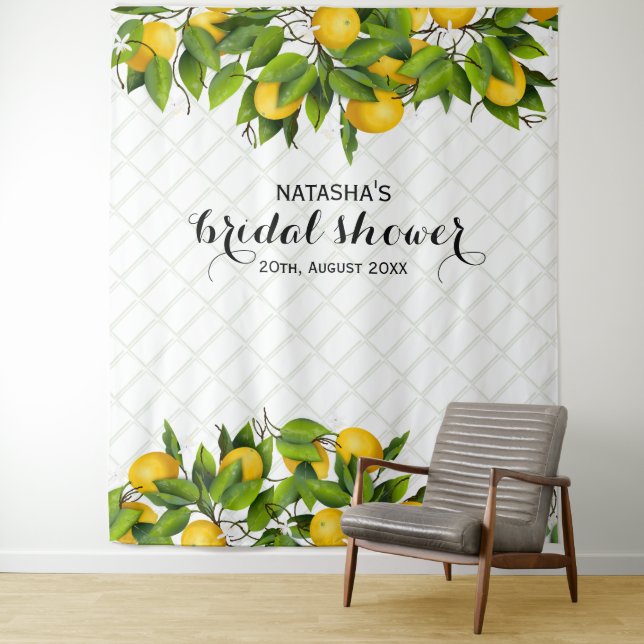 Backdrop Lemon Fruit Wedding (In Situ)