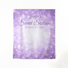 Backdrop Sweet 16 Purple Winter Wonderland