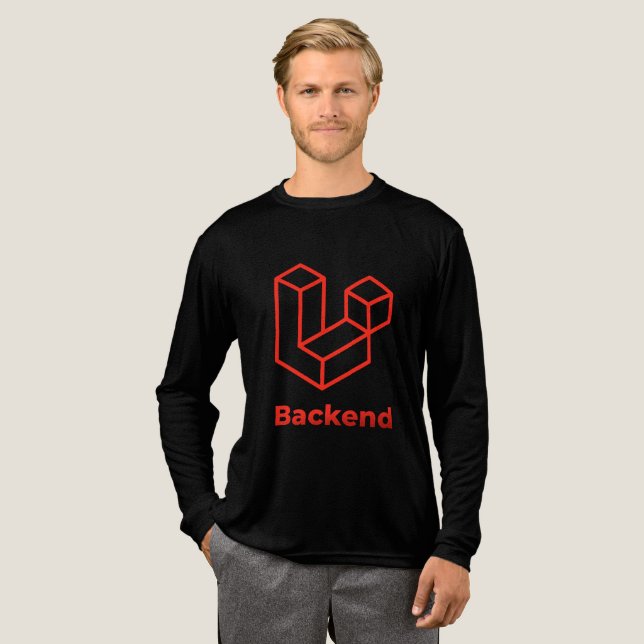 Backend Laravel Tri-Blend Shirt (Full Front)