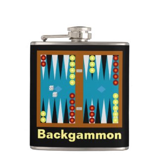 Backgammon Board Flask