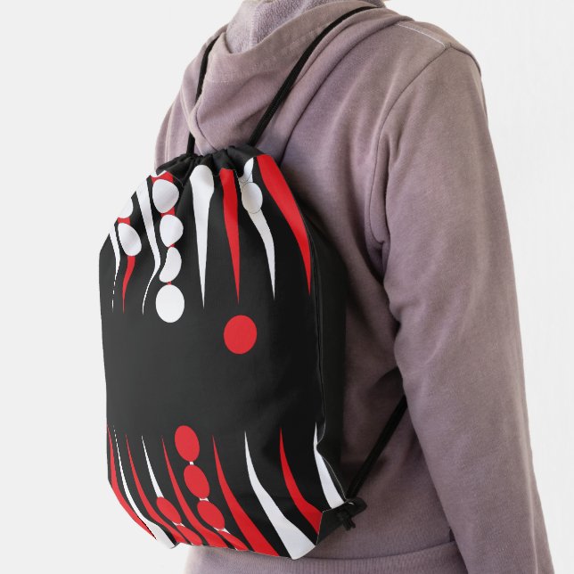 Backgammon Board Game  Drawstring Bag (Insitu)