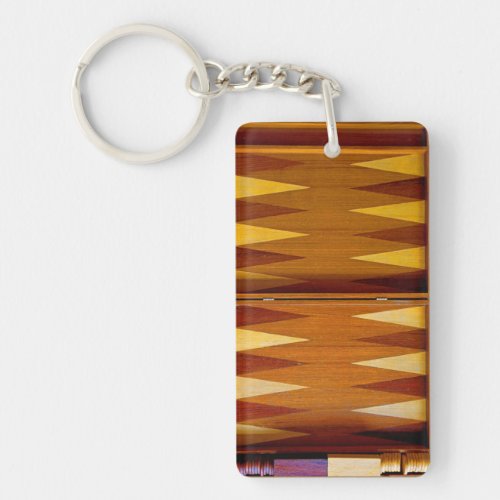 Backgammon Board Keyring