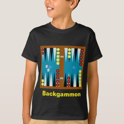 Backgammon Board Kids Shirt