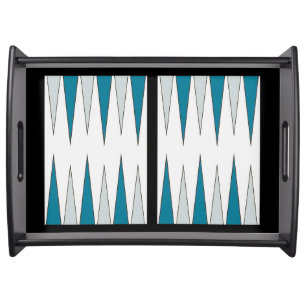 Backgammon Board Large Serving Tray