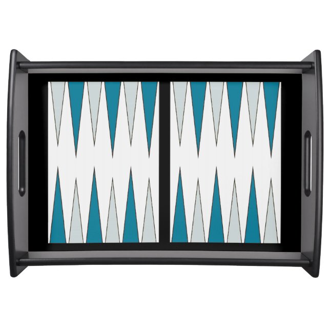 Backgammon Board Large Serving Tray (Front)
