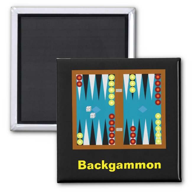 Backgammon Board Magnet