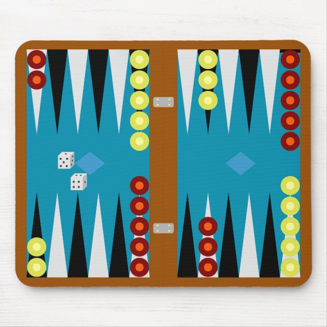 Backgammon Board Mousepad