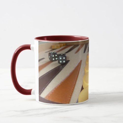 Backgammon Board Mug