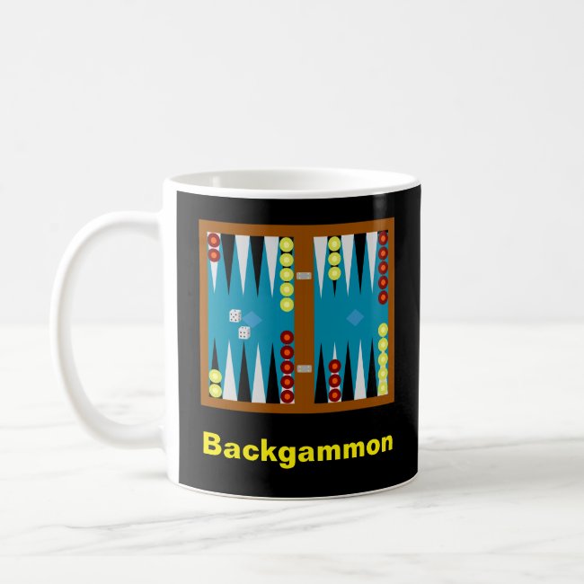 Backgammon Board Mug
