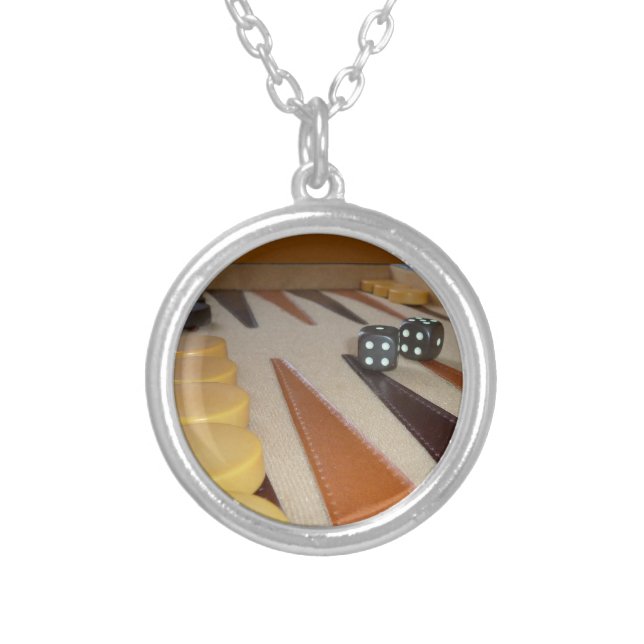Backgammon Board Necklace (Front)