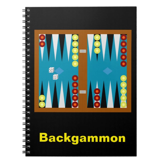Backgammon Board Notebook
