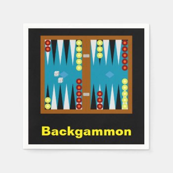 Backgammon Board Pack Of Paper Napkins by Bebops at Zazzle