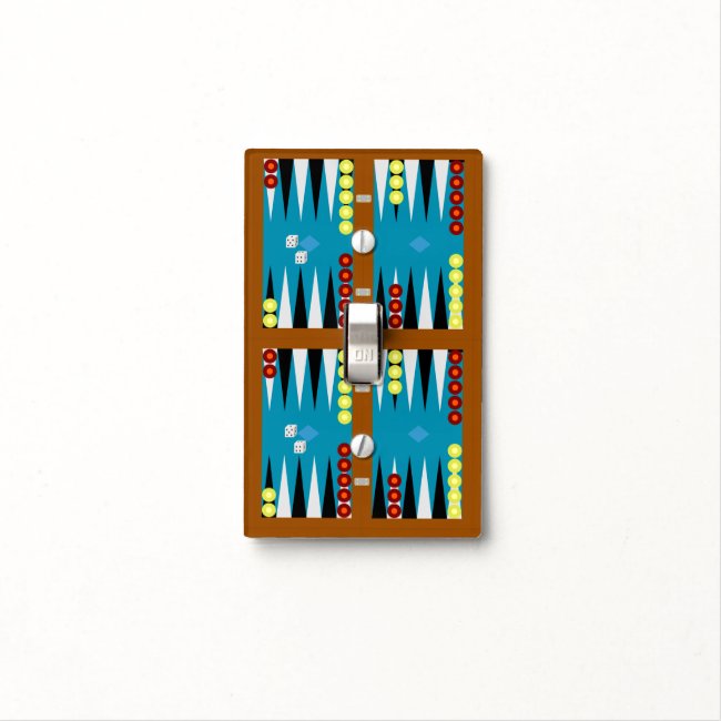 Backgammon Boards Pattern Light Switch Cover