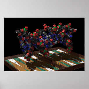Backgammon DNA Poster