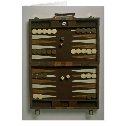 Backgammon game board cards (Front)