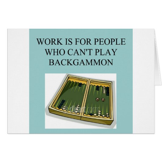 backgammon game cards (Front Horizontal)