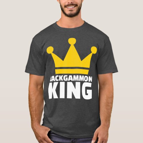 Backgammon King  T_Shirt