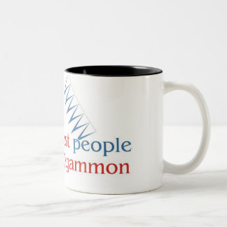 Backgammon Lover's two tone mug